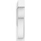 Ekena Millwork Carmel Architectural Grade PVC Outlooker with Block Ends, 7"W X 24"D X 32"H OUTP07X24X32CAR05 - alternate 3
